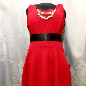 Cute Red Midi Dress for any occasion